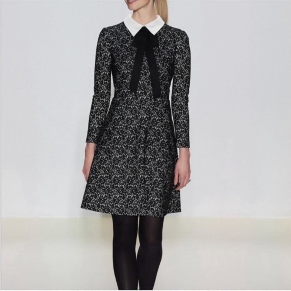 Erin Fetherston Mina Collar Tie-Neck Dress Size 4